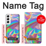  Moto G8 Power Hard Case Holographic Photo Printed with custom name