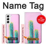  Moto G8 Power Hard Case Cactus with custom name