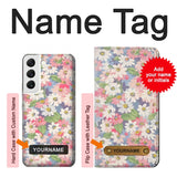  Moto G8 Power Hard Case Floral Flower Art Pattern with custom name