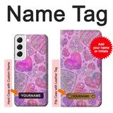  Moto G8 Power Hard Case Pink Love Heart with custom name