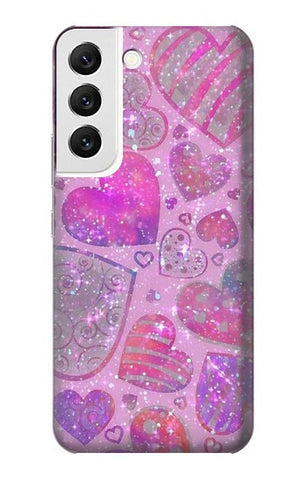  Moto G8 Power Hard Case Pink Love Heart