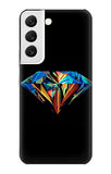 Samsung Galaxy S22 5G Hard Case Abstract Colorful Diamond