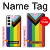 Samsung Galaxy S22 5G Hard Case Pride Flag LGBT with custom name
