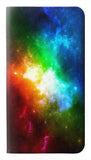 Samsung Galaxy A53 5G PU Leather Flip Case Colorful Rainbow Space Galaxy