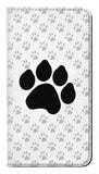 Google Pixel 6 PU Leather Flip Case Paw Foot Print