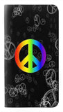 LG V60 ThinQ 5G PU Leather Flip Case Peace Sign