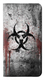 Samsung Galaxy S22 5G PU Leather Flip Case Biohazards Biological Hazard
