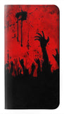  Moto G8 Power PU Leather Flip Case Zombie Hands