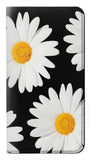  Moto G8 Power PU Leather Flip Case Daisy flower