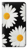 Motorola Moto G50 PU Leather Flip Case Daisy flower