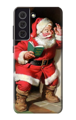Samsung Galaxy S21 FE 5G Hard Case Santa Claus Merry Xmas