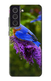 Samsung Galaxy S21 FE 5G Hard Case Bluebird of Happiness Blue Bird