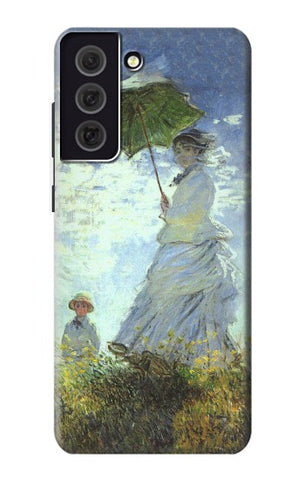 Samsung Galaxy S21 FE 5G Hard Case Claude Monet Woman with a Parasol