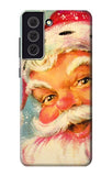 Samsung Galaxy S21 FE 5G Hard Case Christmas Vintage Santa