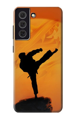 Samsung Galaxy S21 FE 5G Hard Case Kung Fu Karate Fighter