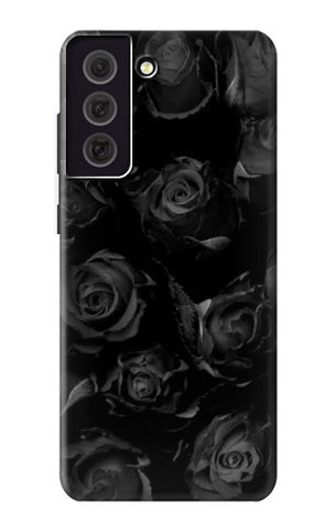 Samsung Galaxy S21 FE 5G Hard Case Black Roses