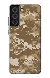 Samsung Galaxy S21 FE 5G Hard Case Army Camo Tan