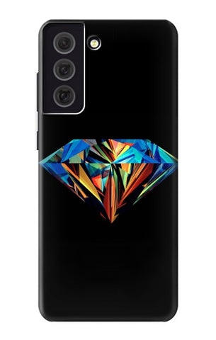 Samsung Galaxy S21 FE 5G Hard Case Abstract Colorful Diamond