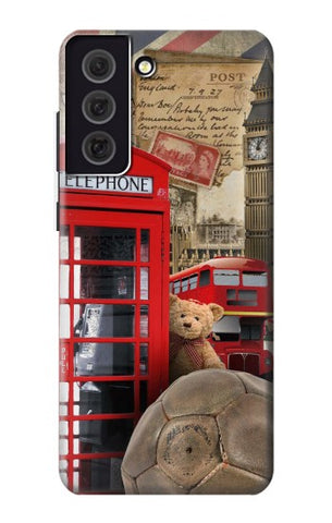 Samsung Galaxy S21 FE 5G Hard Case Vintage London British