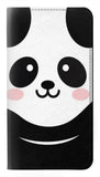 LG Stylo 6 PU Leather Flip Case Cute Panda Cartoon