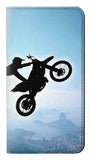 Samsung Galaxy A12 PU Leather Flip Case Extreme Motocross