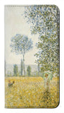 Motorola Moto G Play (2021) PU Leather Flip Case Claude Monet Fields In Spring