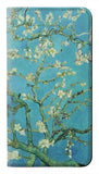 Samsung Galaxy A22 5G PU Leather Flip Case Vincent Van Gogh Almond Blossom