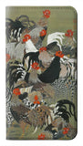 LG Velvet PU Leather Flip Case Ito Jakuchu Rooster