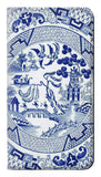 Motorola Moto G Stylus (2021) PU Leather Flip Case Willow Pattern Illustration