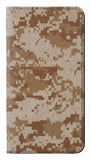 Motorola Moto G Stylus 5G PU Leather Flip Case Desert Digital Camouflage