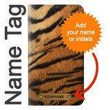 LG Stylo 6 PU Leather Flip Case Tiger Stripes Texture with leather tag