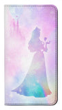 LG G8 ThinQ PU Leather Flip Case Princess Pastel Silhouette