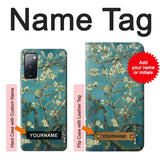 Samsung Galaxy S20 FE Hard Case Blossoming Almond Tree Van Gogh with custom name