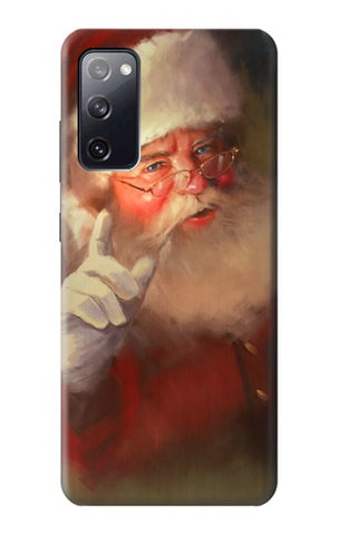 Samsung Galaxy S20 FE Hard Case Xmas Santa Claus