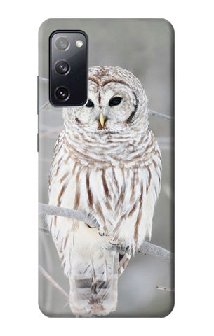 Samsung Galaxy S20 FE Hard Case Snowy Owl White Owl
