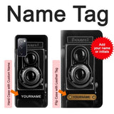 Samsung Galaxy S20 FE Hard Case Vintage Camera with custom name