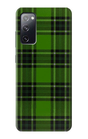 Samsung Galaxy S20 FE Hard Case Tartan Green Pattern