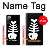 Samsung Galaxy S20 FE Hard Case Fishbone with custom name