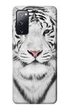 Samsung Galaxy S20 FE Hard Case White Tiger