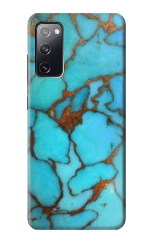 Samsung Galaxy S20 FE Hard Case Aqua Turquoise Rock