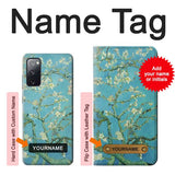 Samsung Galaxy S20 FE Hard Case Vincent Van Gogh Almond Blossom with custom name