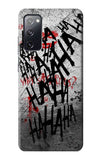 Samsung Galaxy S20 FE Hard Case Joker Hahaha Blood Splash