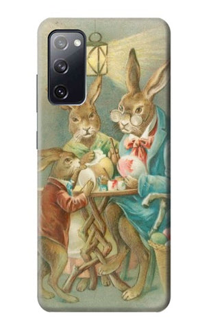 Samsung Galaxy S20 FE Hard Case Easter Rabbit Family