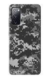Samsung Galaxy S20 FE Hard Case Urban Black Camouflage