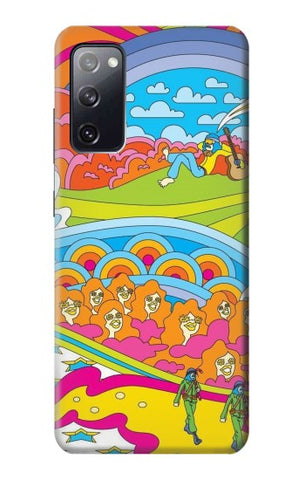 Samsung Galaxy S20 FE Hard Case Hippie Art