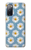 Samsung Galaxy S20 FE Hard Case Floral Daisy