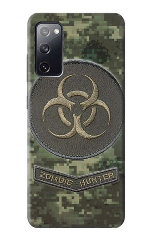 Samsung Galaxy S20 FE Hard Case Biohazard Zombie Hunter Graphic