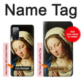 Samsung Galaxy S20 FE Hard Case Virgin Mary Prayer with custom name