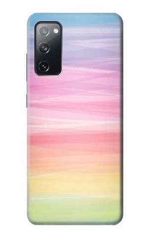 Samsung Galaxy S20 FE Hard Case Colorful Rainbow Pastel