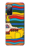 Samsung Galaxy S20 FE Hard Case Hippie Yellow Submarine